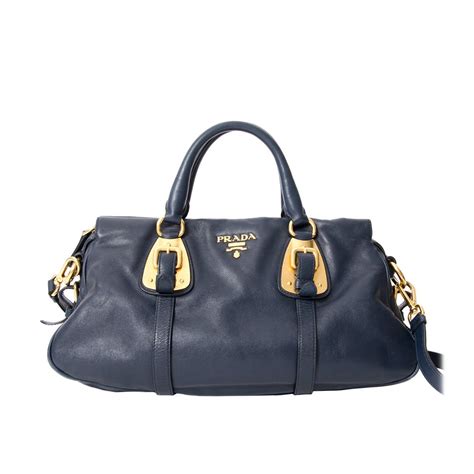 navy suede prada bag